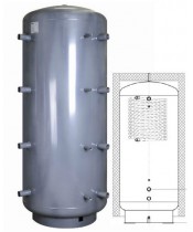 Теплоакумулятор Неус ТА1В (0°, 90°, 180°) 500 літрів