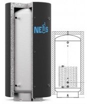 Теплоакумулятор Неус ТА1Н (0°, 90°, 180°) 500 літрів з утеплювачем Теплоакумулятор Неус ТА1Н (0°, 90°, 180°) 500 літрів з утеплювачем