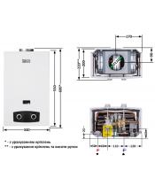 Газова колонка THERMO ALLIANCE JSD20-10YD PIEZO - фото №3, у вікні, мініатюра