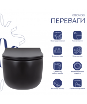 Унитаз Qtap Taurus QT2433084EUQMB Ultra Quiet с сиденьем Slim Duroplast / Soft-close / Quick Release - фото №3, в окне, миниатюра