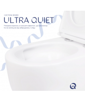 Унитаз Qtap Taurus QT2433084EUQW Ultra Quiet с сиденьем Slim Duroplast / Soft-close / Quick Release - фото №3, в окне, миниатюра