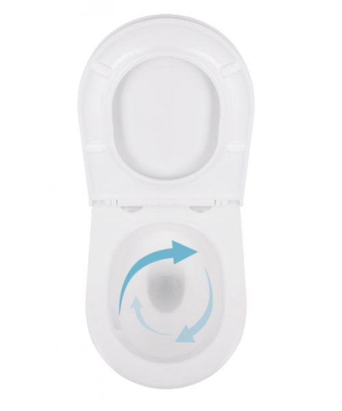 Унитаз Qtap Taurus QT2433084EUQW Ultra Quiet с сиденьем Slim Duroplast / Soft-close / Quick Release - фото №3, в окне