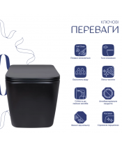 Унитаз Qtap Tern New QT17332303ASMB Ultra Quiet с сиденьем Slim Duroplast / Soft-close / Quick Release - фото №3, в окне, миниатюра