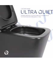 Унитаз Qtap Tern New QT17332303ASMB Ultra Quiet с сиденьем Slim Duroplast / Soft-close / Quick Release - фото №3, в окне, миниатюра