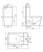 Унитаз Qtap Tern QT17222175AUQ1W Ultra Quiet с сиденьем Slim Duroplast / Soft-close / Quick Release  - фото №3, в окне, миниатюра