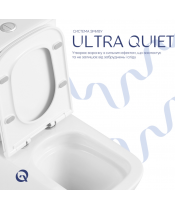 Унитаз Qtap Tern QT17222175AUQ1W Ultra Quiet с сиденьем Slim Duroplast / Soft-close / Quick Release  - фото №3, в окне, миниатюра