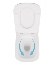 Унитаз Qtap Tern QT1733052ERW Rimless с сиденьем Slim Duroplast / Soft-close / Quick Release - фото №3, в окне, миниатюра