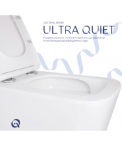 Унитаз Qtap Tern QT17332303ASW Ultra Quiet с сиденьем Slim Duroplast / Soft-close / Quick Release - фото №3, в окне, миниатюра