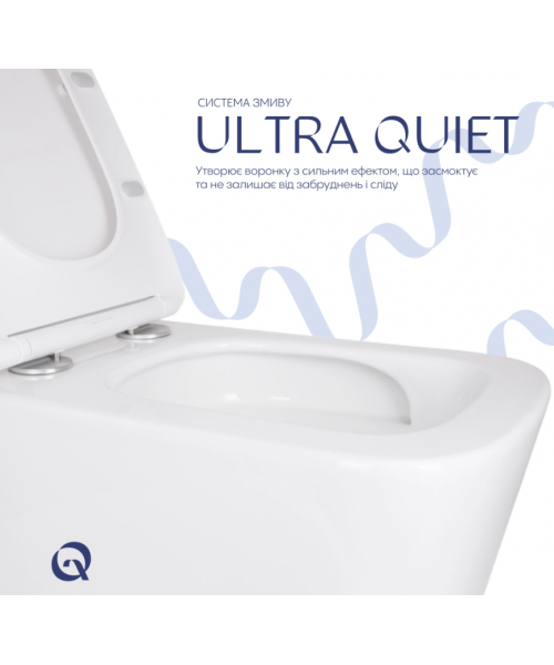 Унитаз Qtap Tern QT17332303ASW Ultra Quiet с сиденьем Slim Duroplast / Soft-close / Quick Release - фото №3, в окне