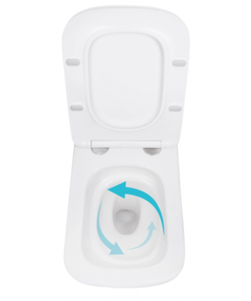 Унитаз Qtap Tern QT17332303ASW Ultra Quiet с сиденьем Slim Duroplast / Soft-close / Quick Release - фото №3, в окне