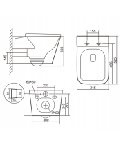 Унитаз Qtap Tern QT17332303AW Ultra Quiet с сиденьем Slim Duroplast / Soft-close / Quick Release - фото №3, в окне, миниатюра