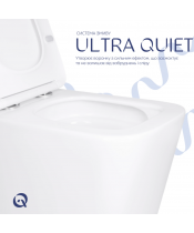 Унитаз Qtap Tern QT17332303AW Ultra Quiet с сиденьем Slim Duroplast / Soft-close / Quick Release - фото №3, в окне, миниатюра