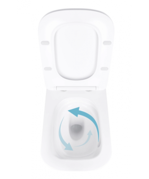 Унитаз Qtap Tern QT17332303AW Ultra Quiet с сиденьем Slim Duroplast / Soft-close / Quick Release - фото №3, в окне
