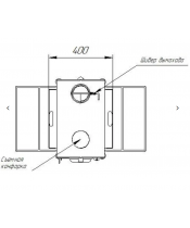 Печь-буржуйка Vesuvi Stefania 140 м3 - фото №3, в окне, миниатюра