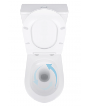 Унитаз Qtap Virgo QT18226092AW Ultra Quiet с сиденьем Slim Duroplast / Soft-close / Quick Release  - фото №3, в окне, миниатюра