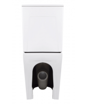 Унитаз Qtap Virgo QT18226092AW Ultra Quiet с сиденьем Slim Duroplast / Soft-close / Quick Release  - фото №3