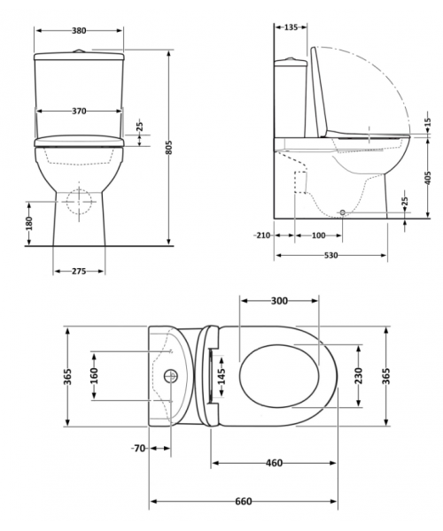 Унитаз Qtap Vlasta QT28228300W Ultra Quiet с сиденьем Slim Duroplast / Soft-close / Quick Release  - фото №3, в окне
