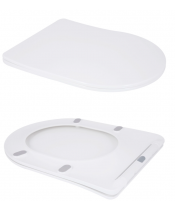 Унитаз Qtap Vlasta QT28228300W Ultra Quiet с сиденьем Slim Duroplast / Soft-close / Quick Release  - фото №3